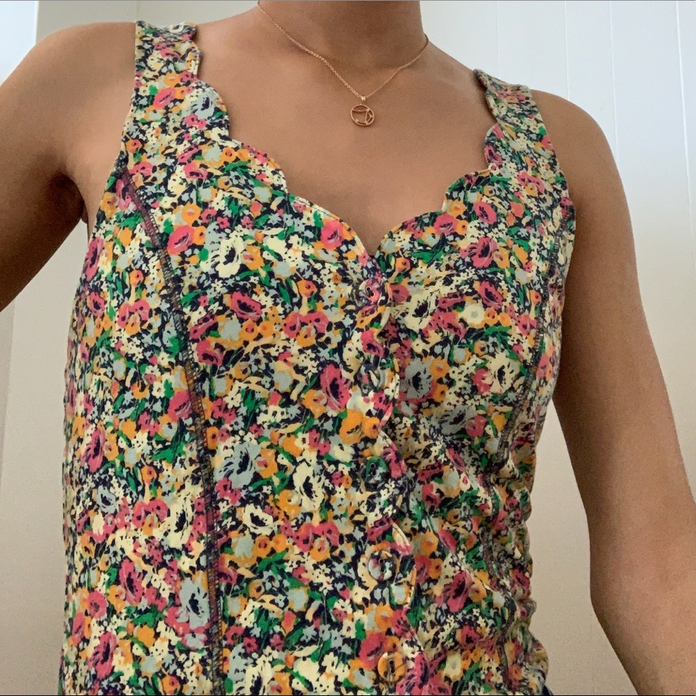 Summer Buttoned Top